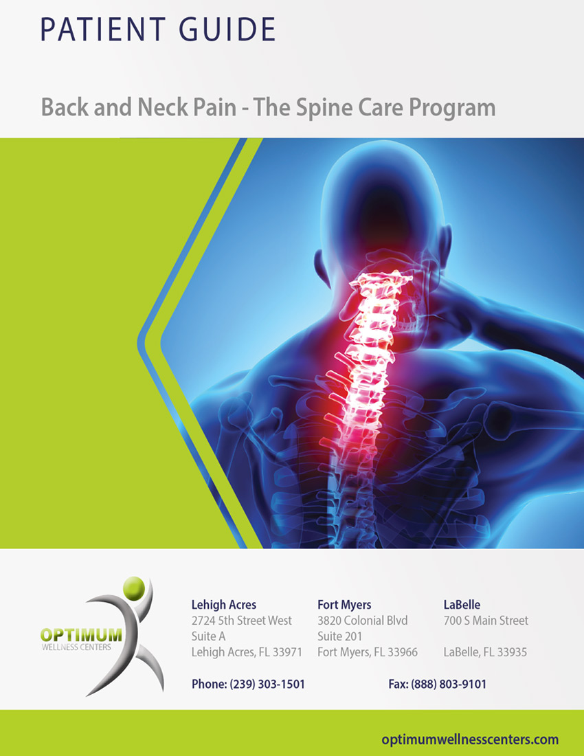 Optimum Wellness Back Pain Guide Cover Image